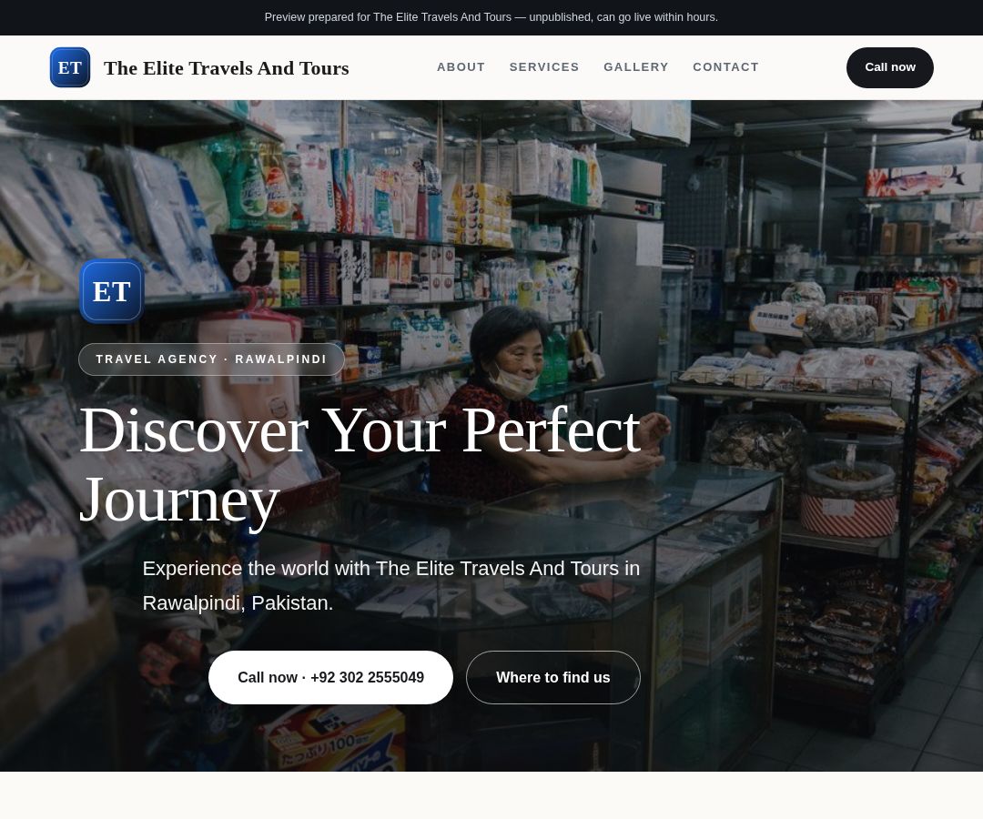 The Elite Travels And Tours