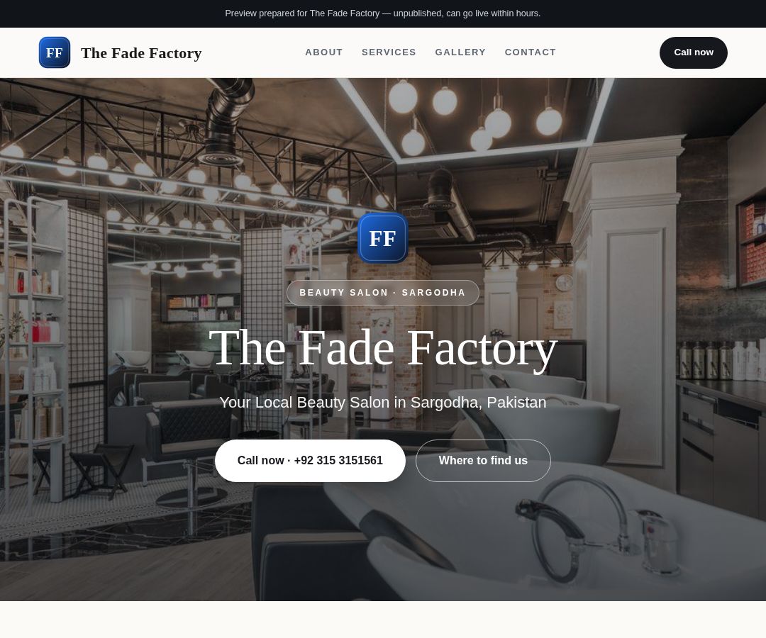 The Fade Factory