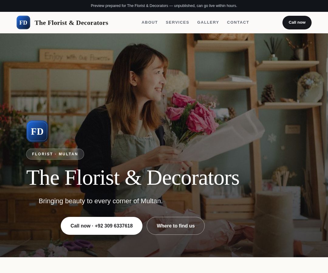The Florist & Decorators