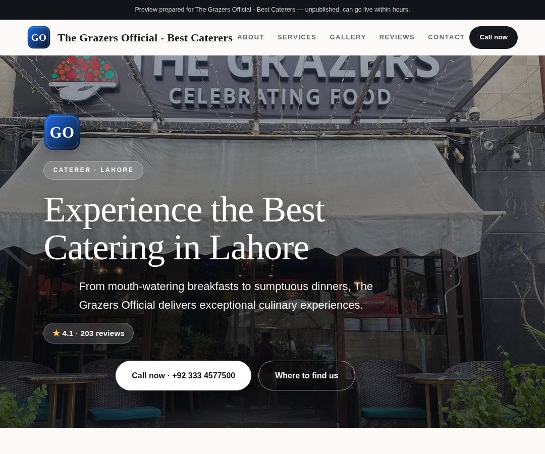 The Grazers Official - Best Caterers