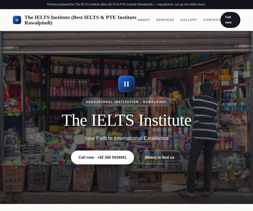 The IELTS Institute (Best IELTS & PTE Institute Rawalpindi)