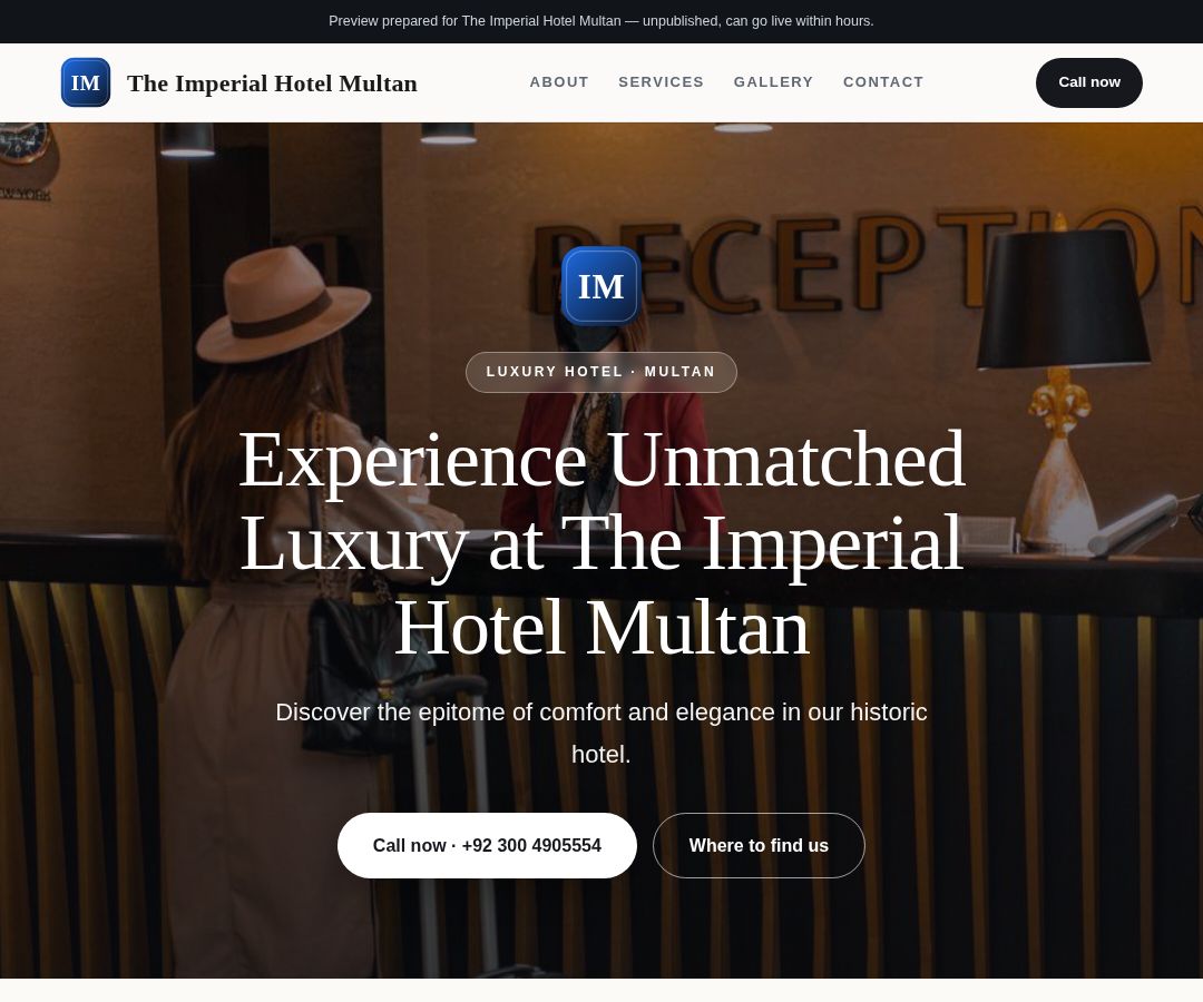 The Imperial Hotel Multan
