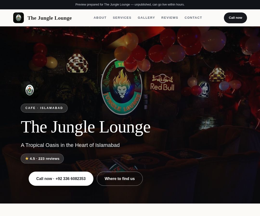 The Jungle Lounge