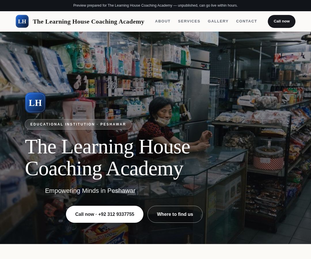 The Learning House Coaching Academy