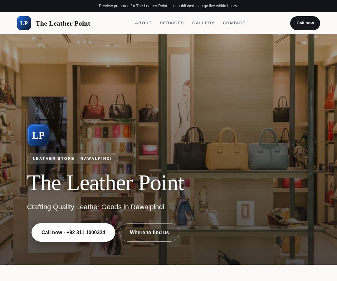 The Leather Point