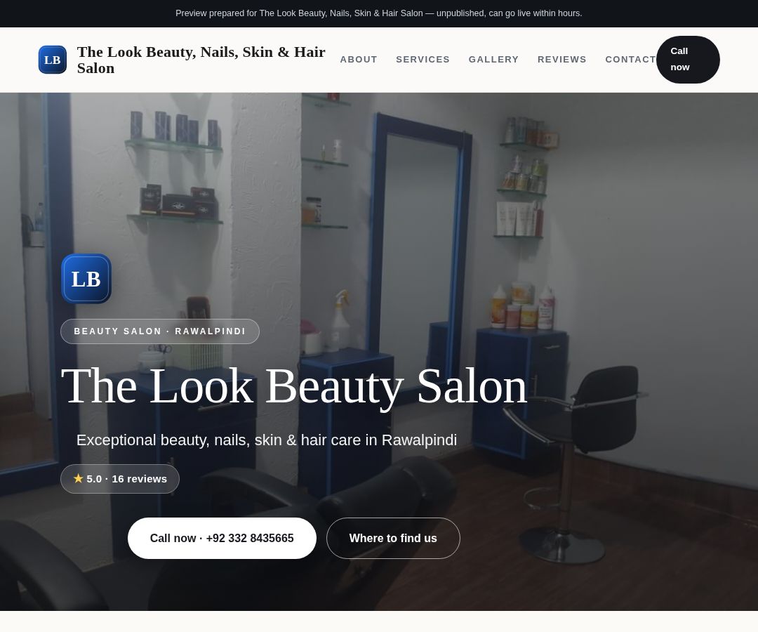 The Look Beauty, Nails, Skin & Hair Salon