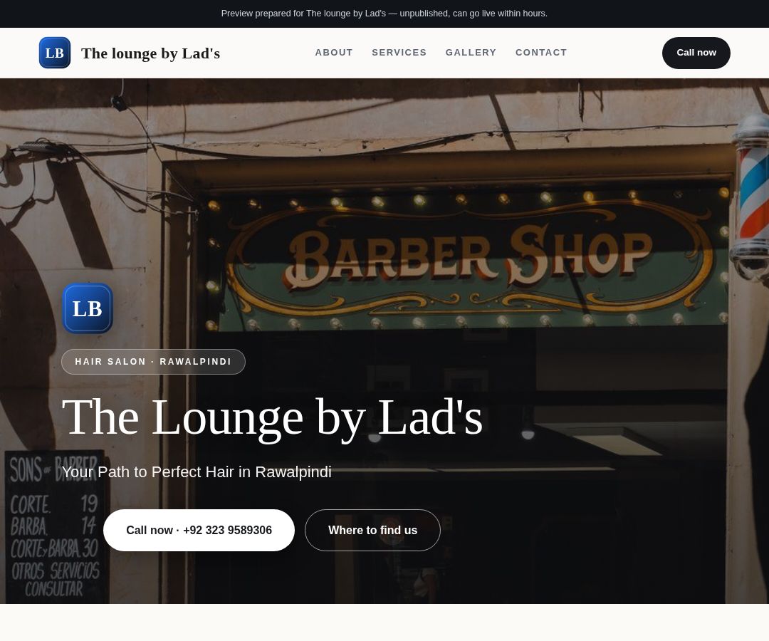 The lounge by Lad's