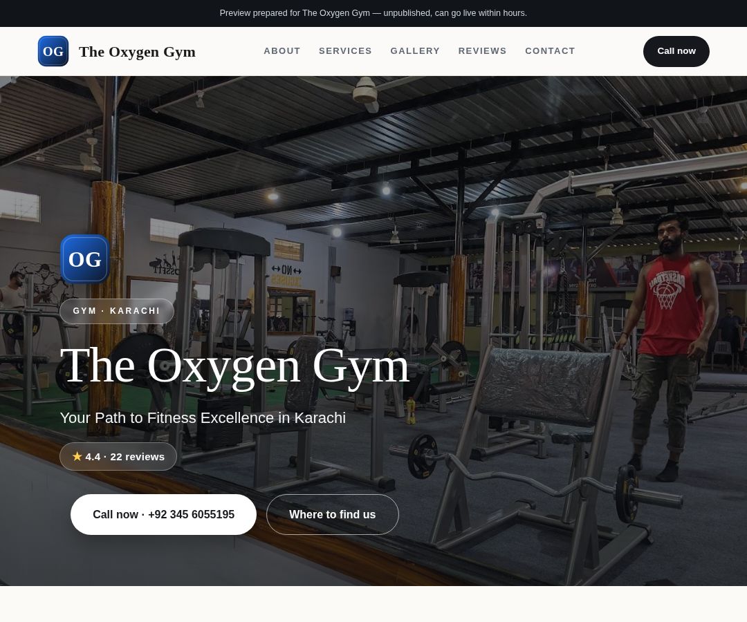 The Oxygen Gym