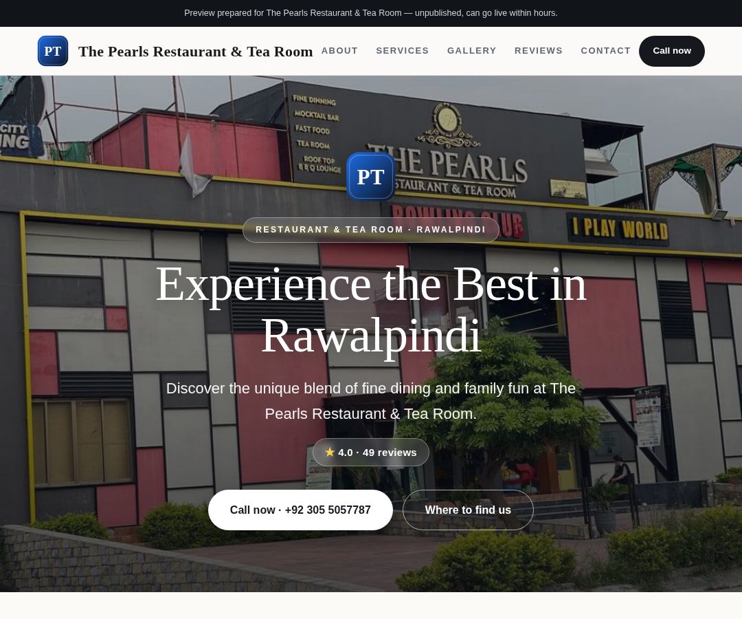 The Pearls Restaurant & Tea Room