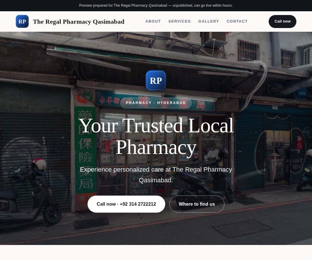 The Regal Pharmacy Qasimabad