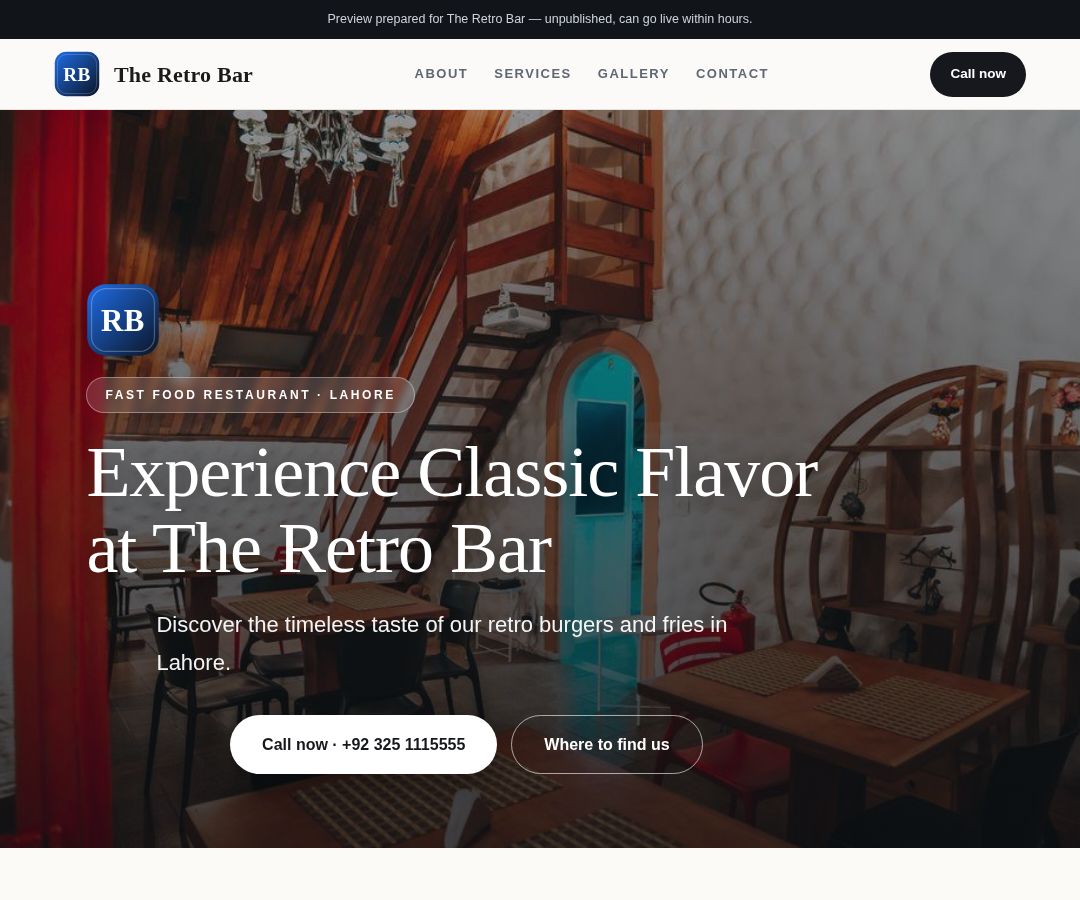 The Retro Bar