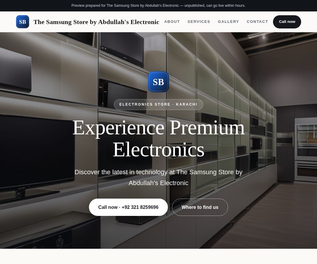 The Samsung Store by Abdullah's Electronic