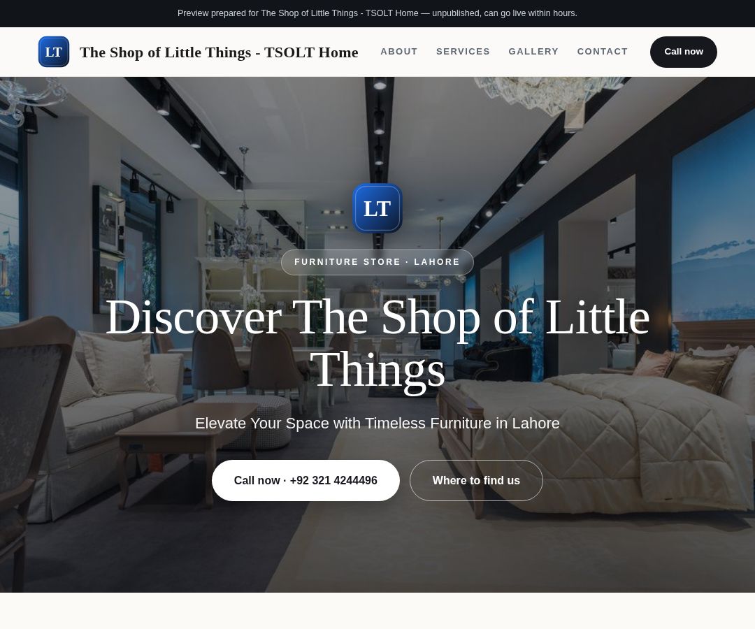 The Shop of Little Things - TSOLT Home