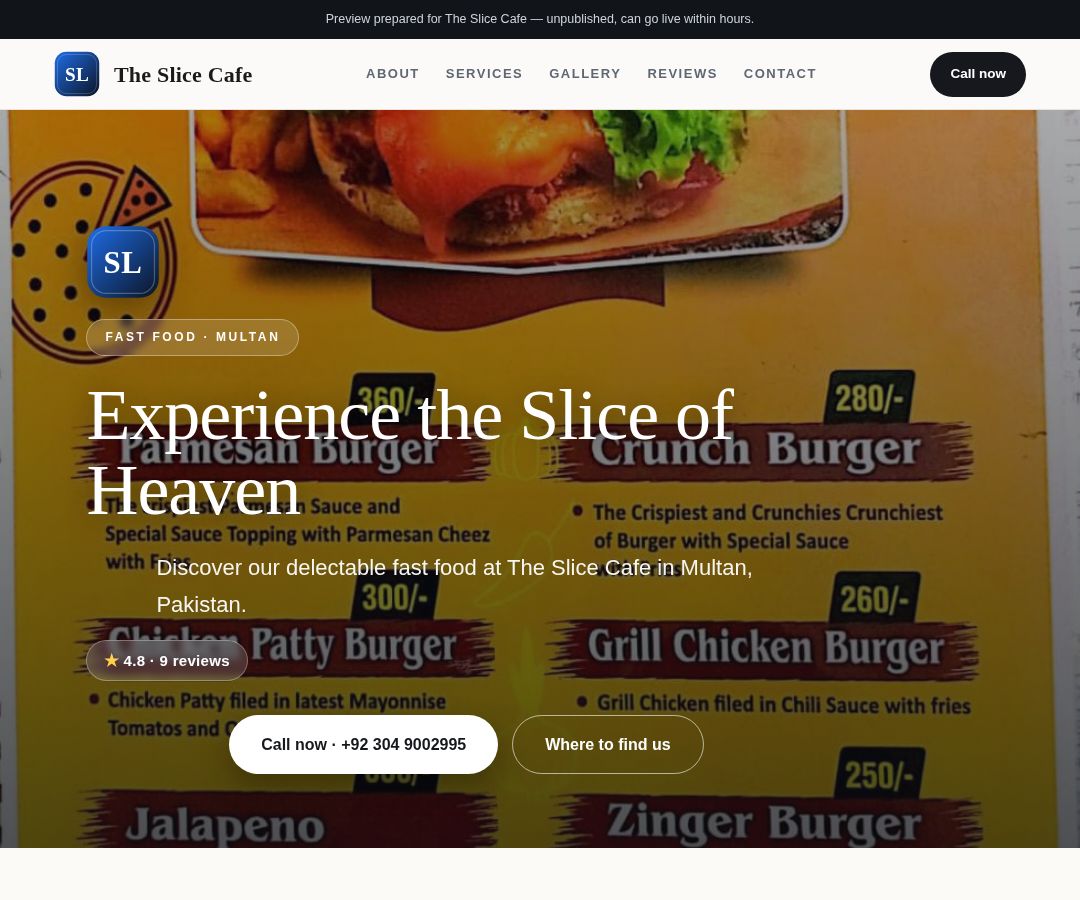 The Slice Cafe