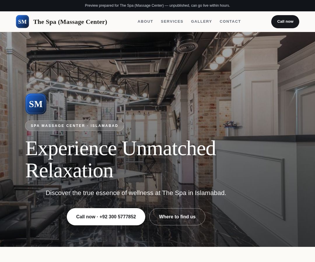 The Spa (Massage Center)