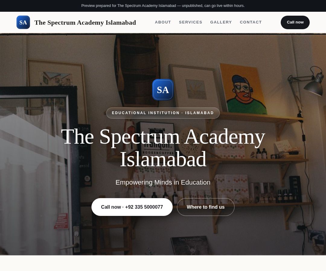 The Spectrum Academy Islamabad