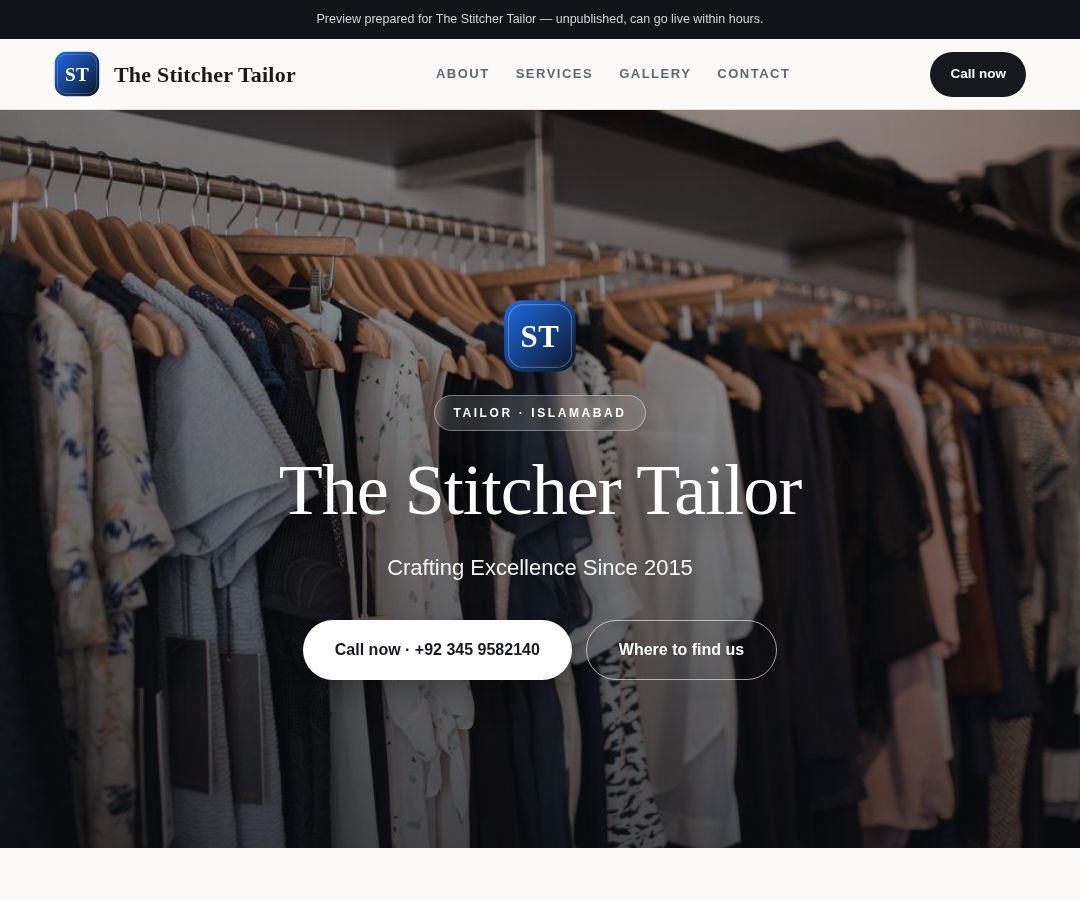 The Stitcher Tailor