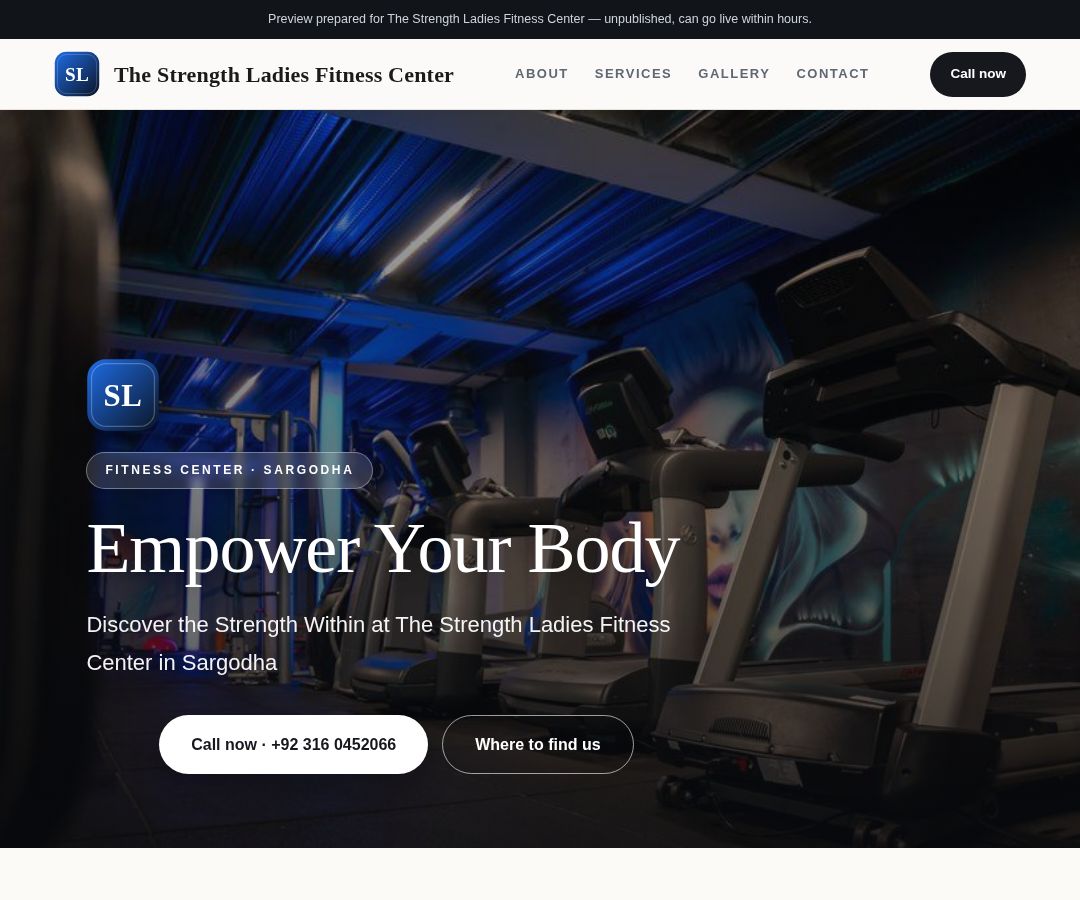 The Strength Ladies Fitness Center