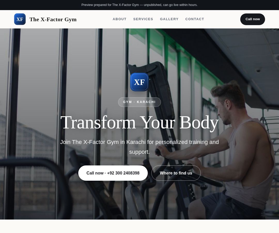 The X-Factor Gym