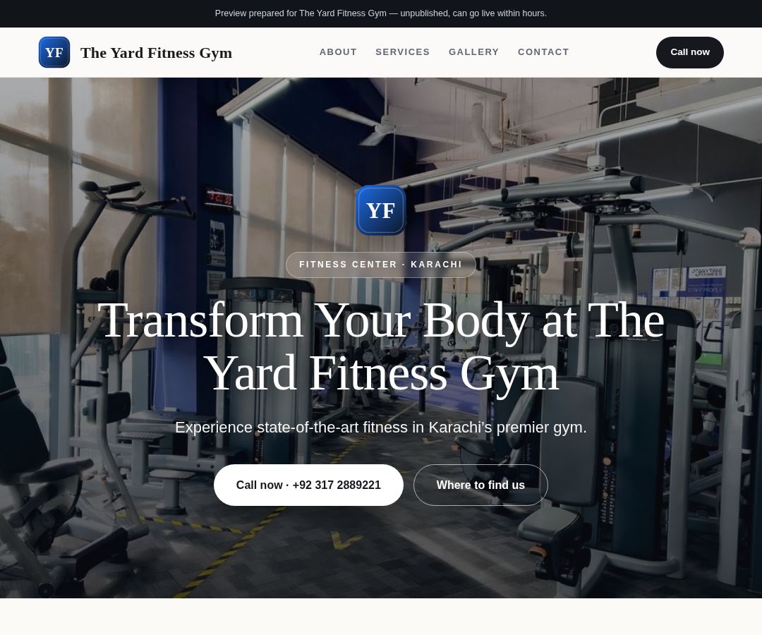 The Yard Fitness Gym