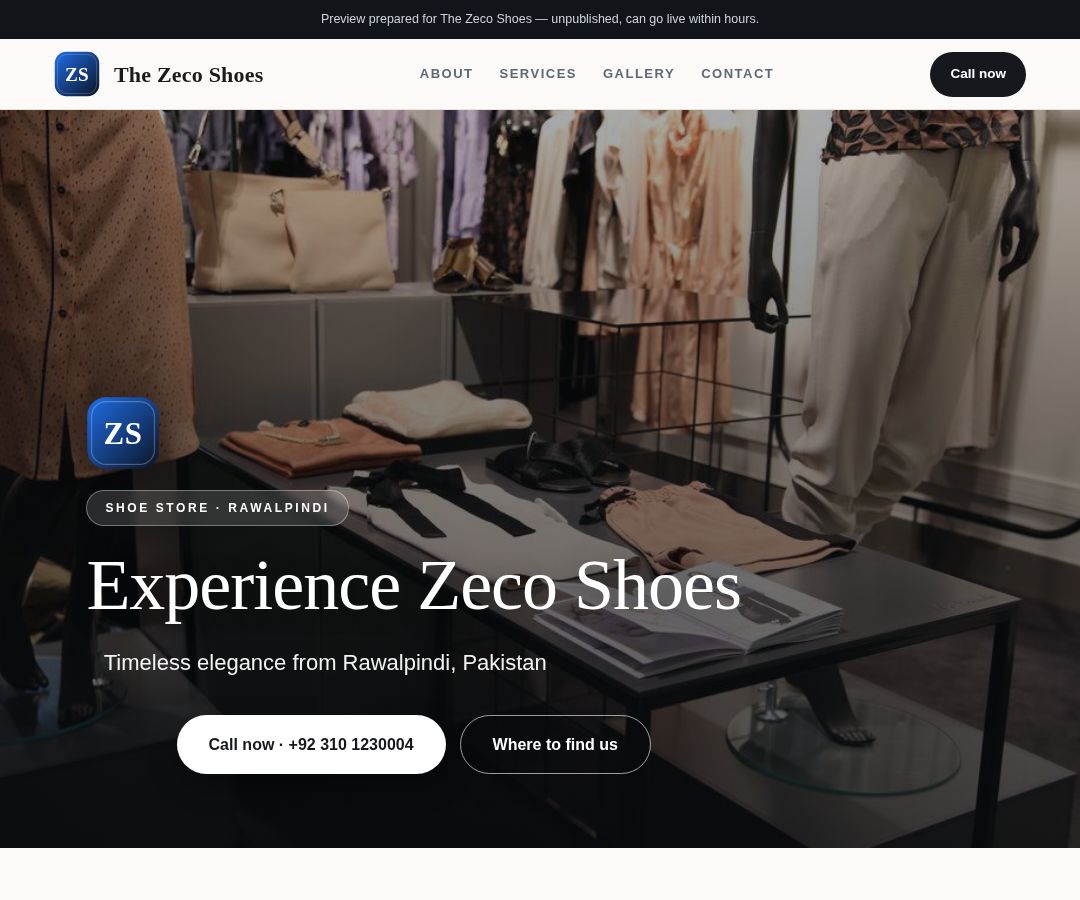 The Zeco Shoes