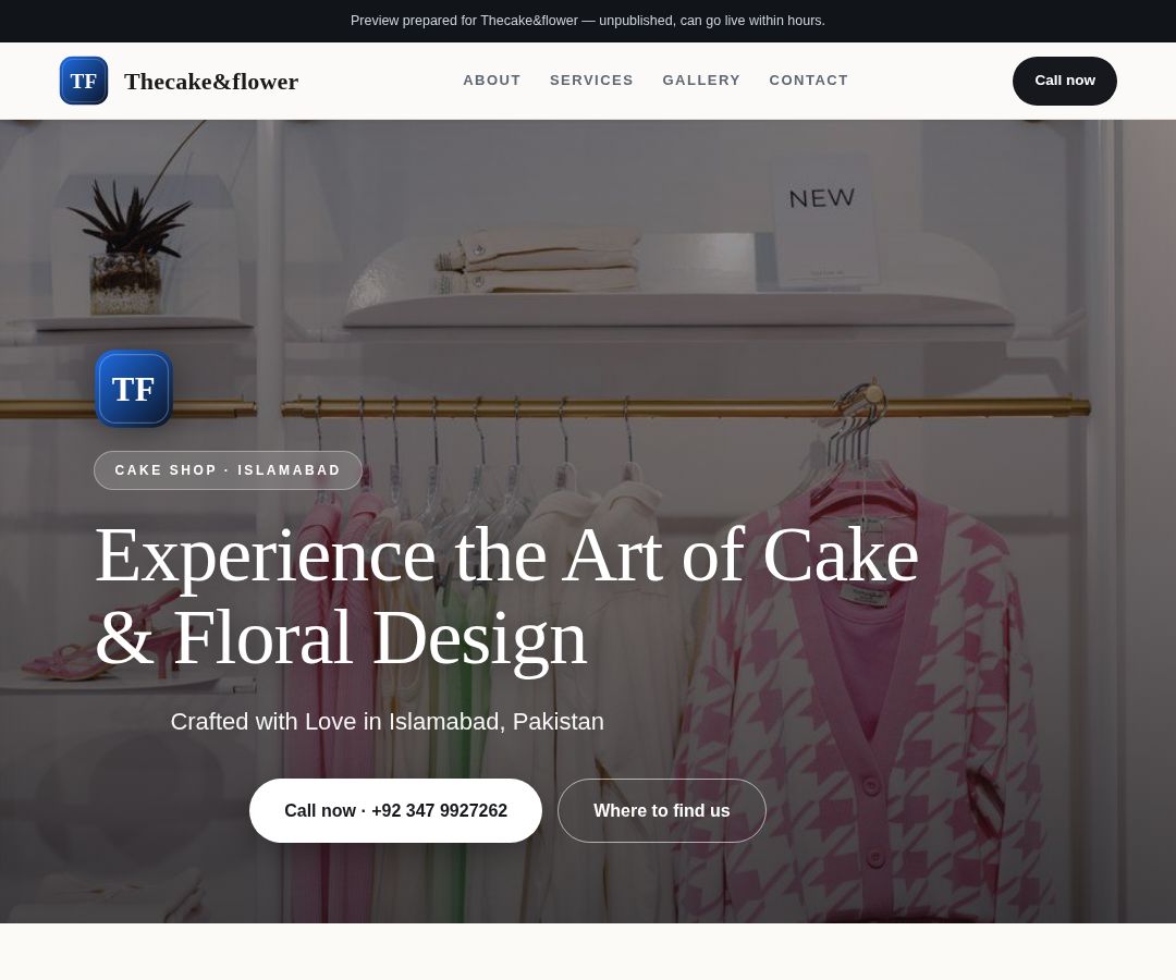 Thecake&flower