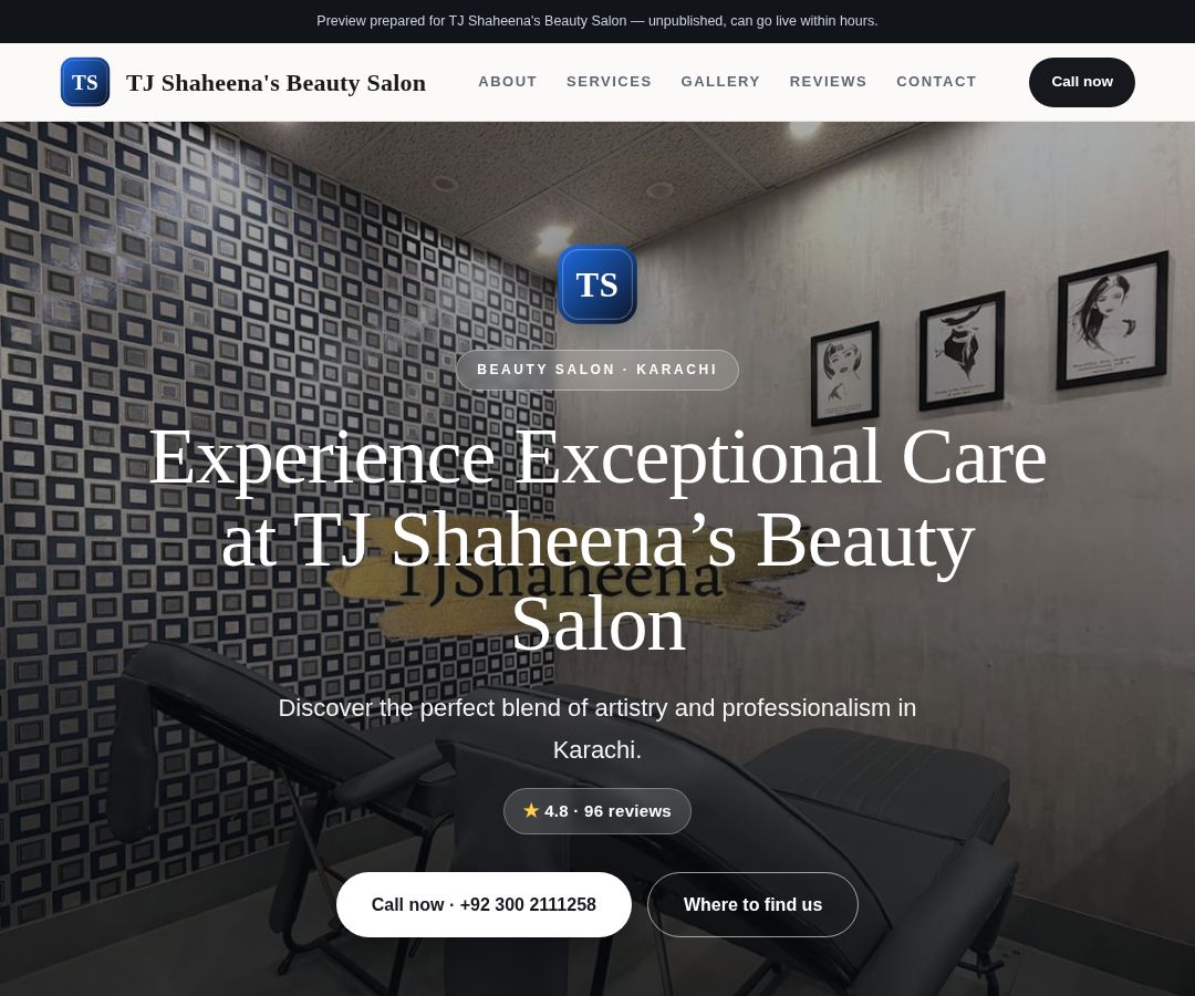 TJ Shaheena's Beauty Salon