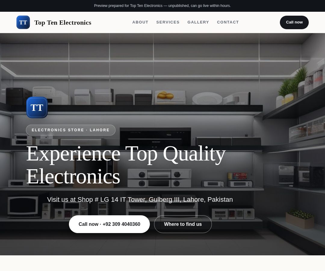 Top Ten Electronics