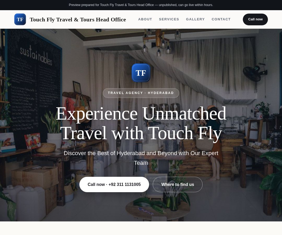 Touch Fly Travel & Tours Head Office