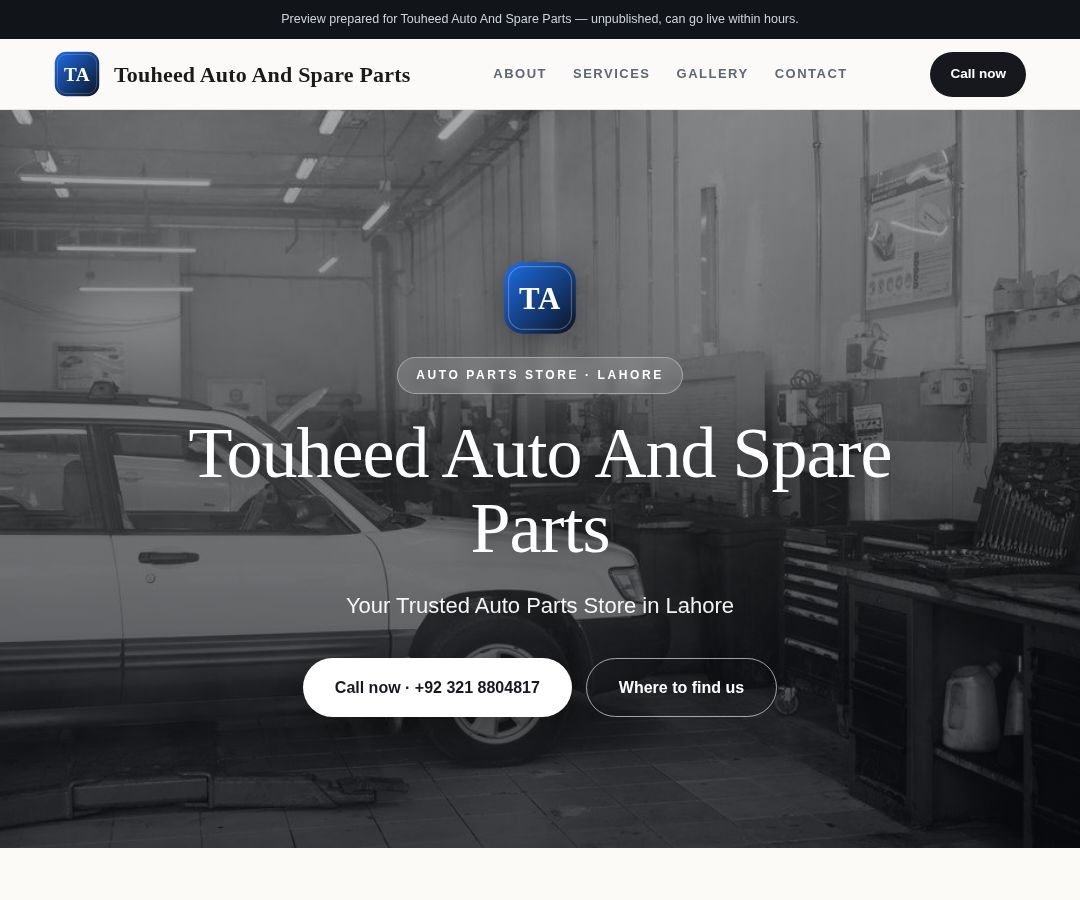 Touheed Auto And Spare Parts