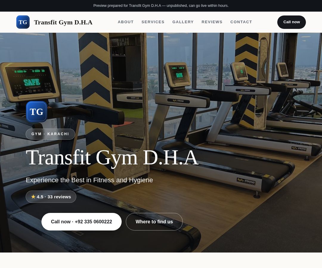Transfit Gym D.H.A