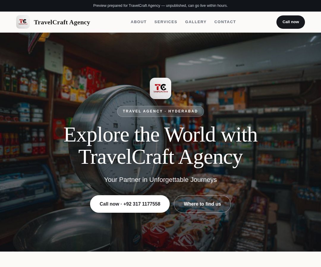 TravelCraft Agency