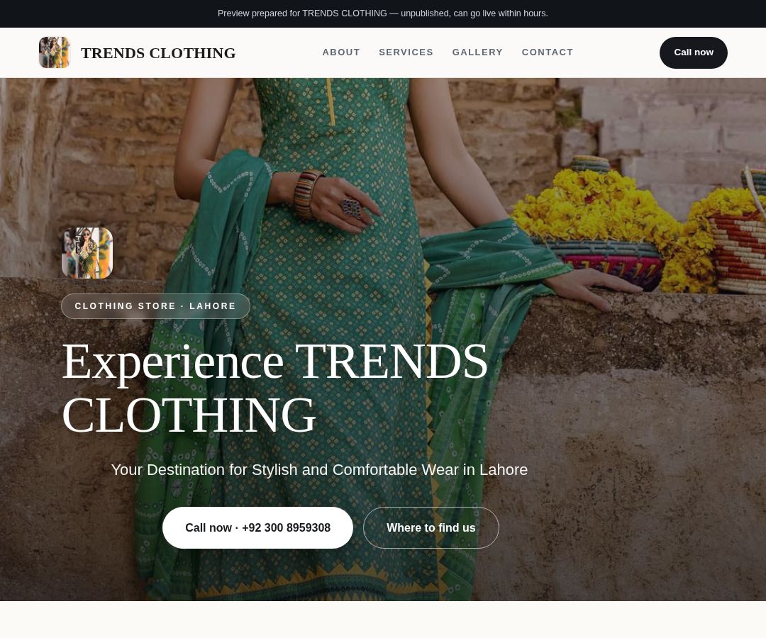 TRENDS CLOTHING