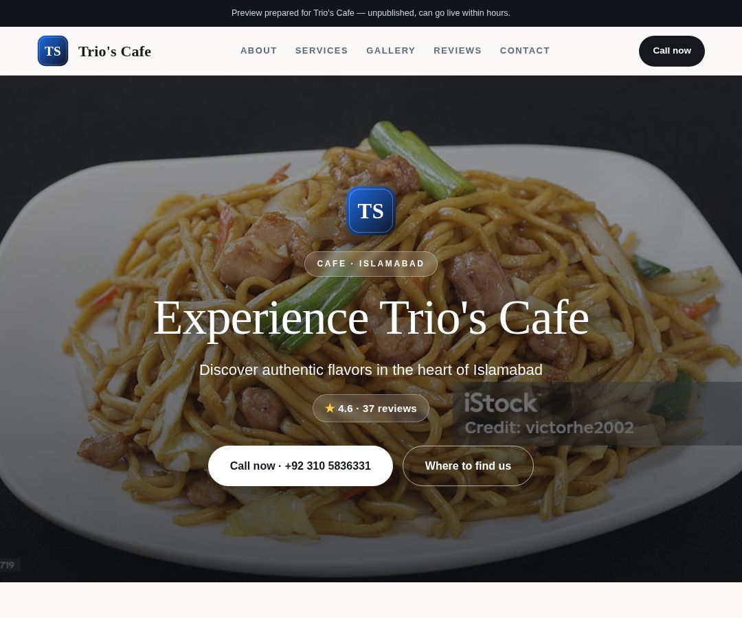 Trio's Cafe