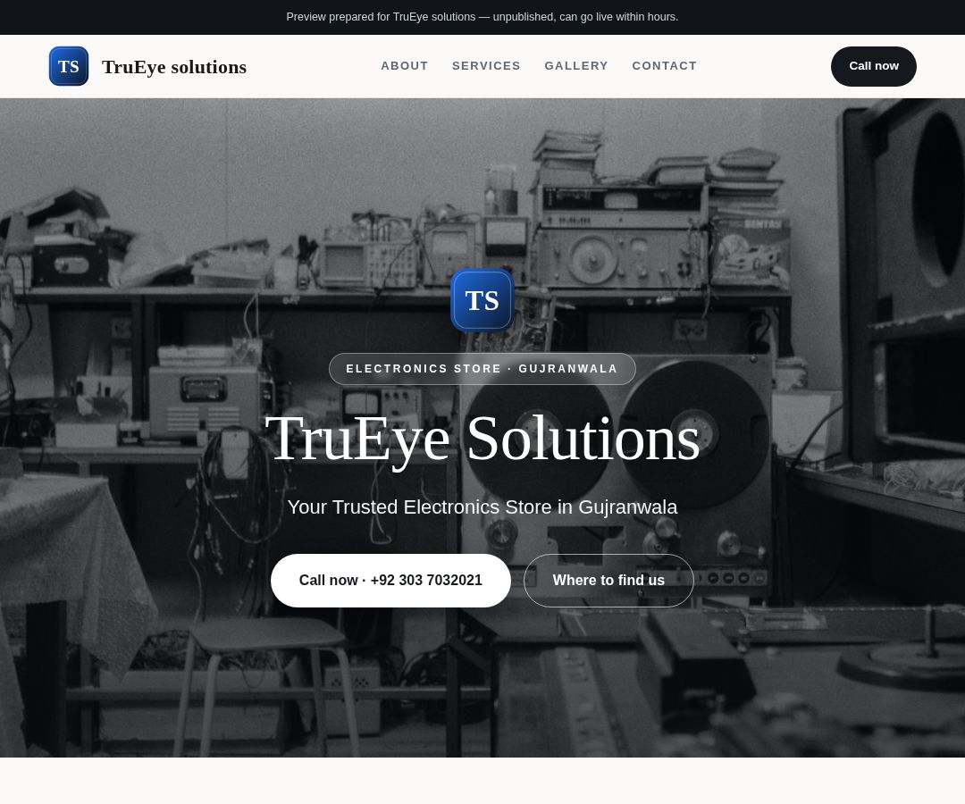 TruEye solutions
