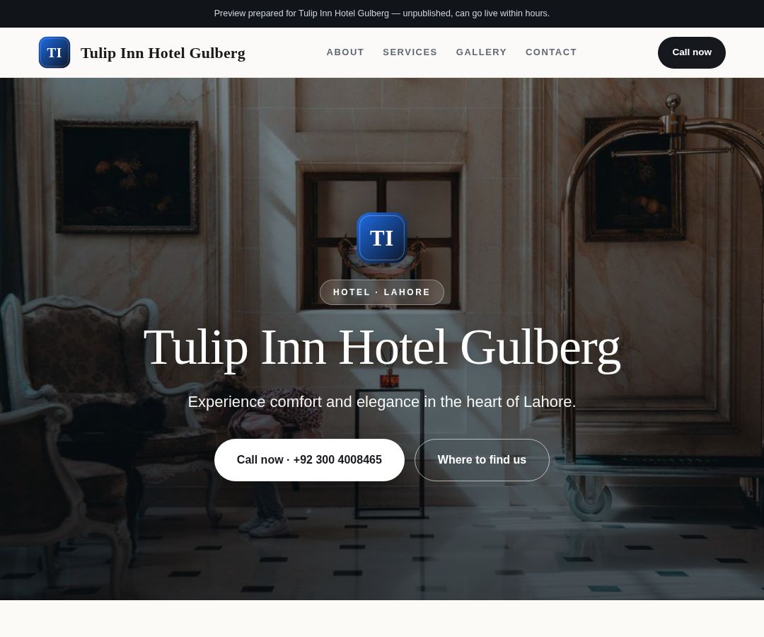 Tulip Inn Hotel Gulberg