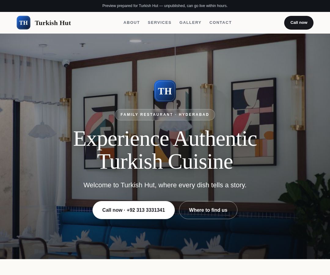 Turkish Hut