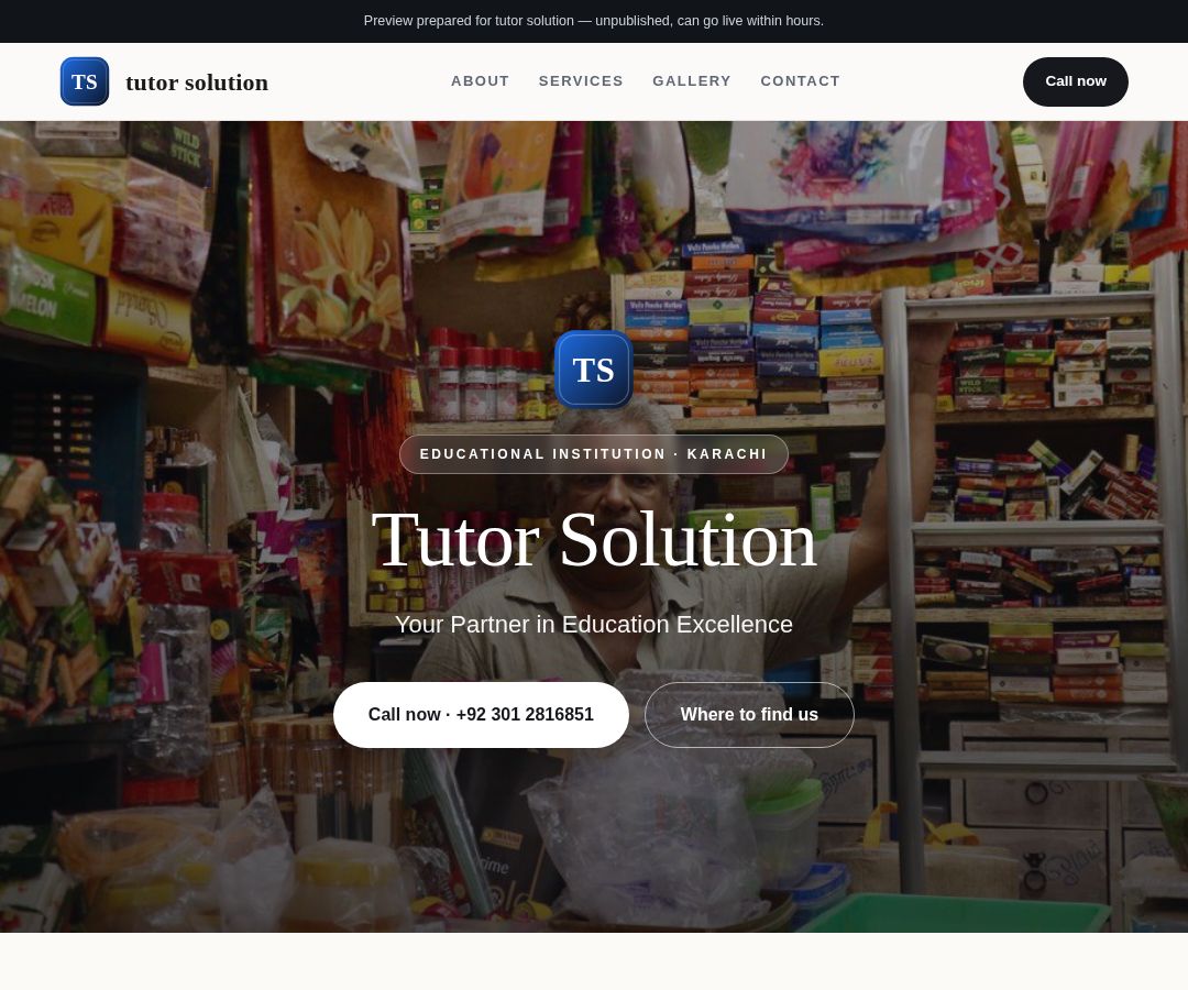 tutor solution