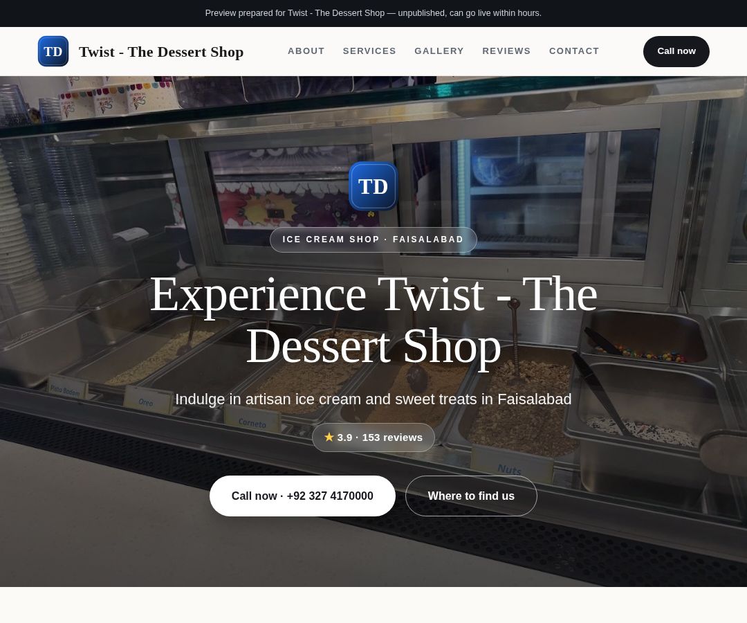 Twist - The Dessert Shop
