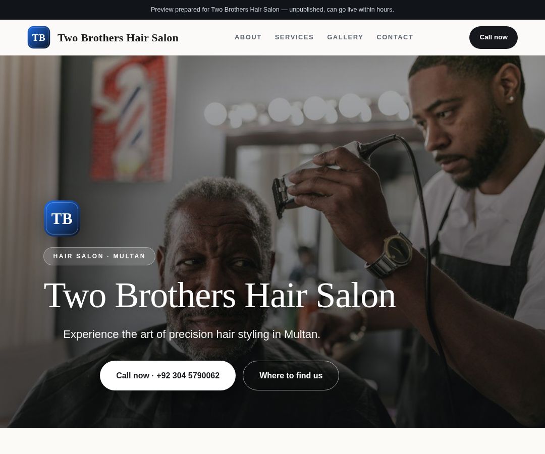 Two Brothers Hair Salon