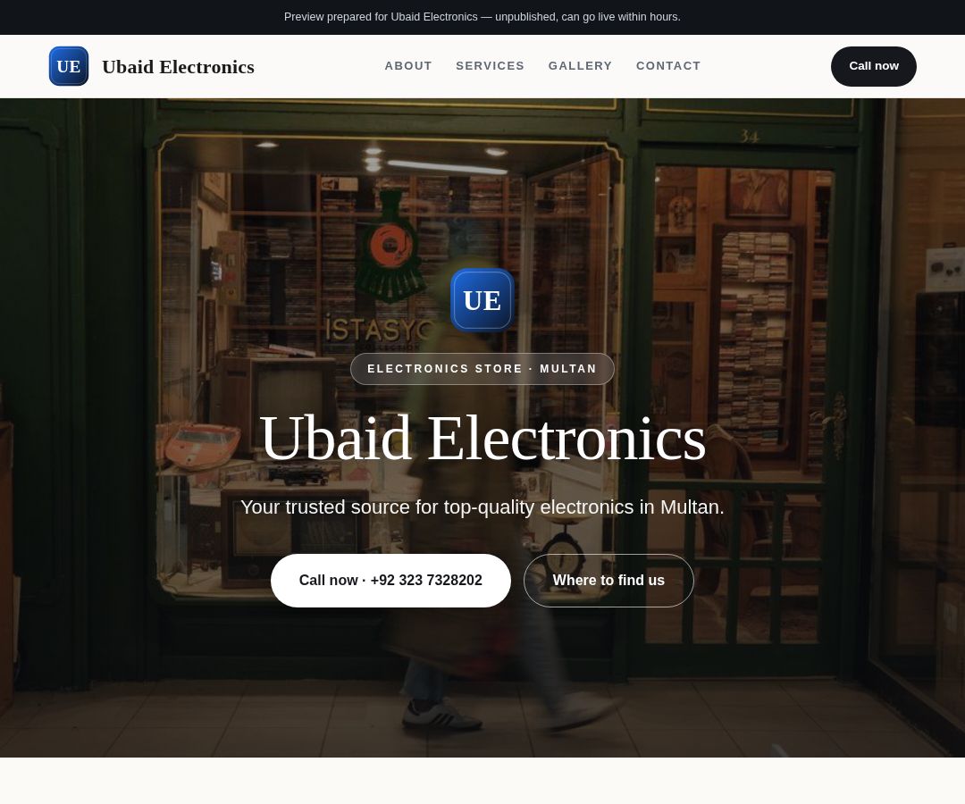 Ubaid Electronics