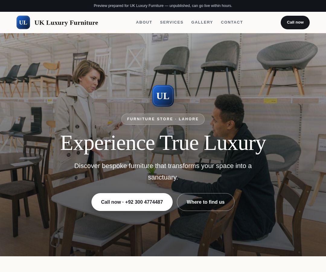 UK Luxury Furniture