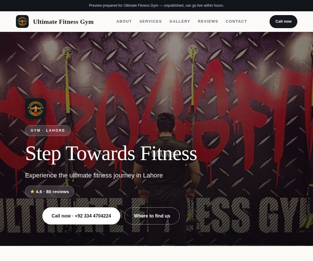 Ultimate Fitness Gym