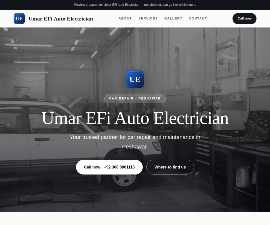 Umar EFi Auto Electrician