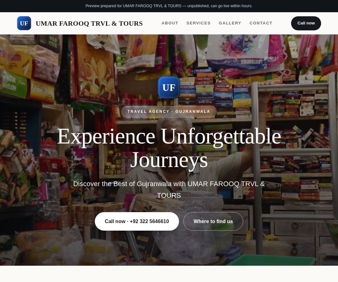 UMAR FAROOQ TRVL & TOURS