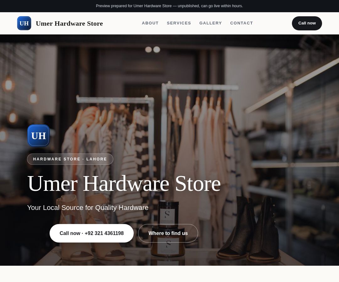 Umer Hardware Store