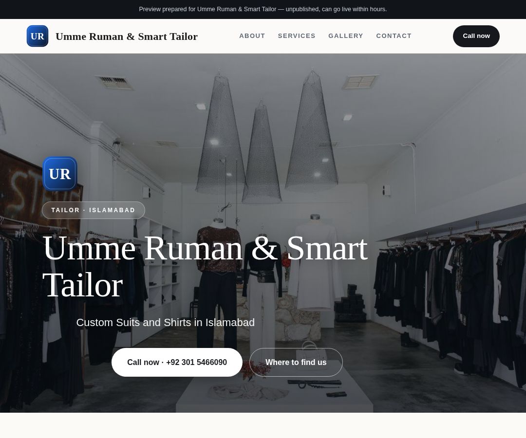 Umme Ruman & Smart Tailor