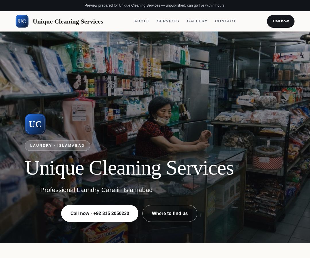 Unique Cleaning Services
