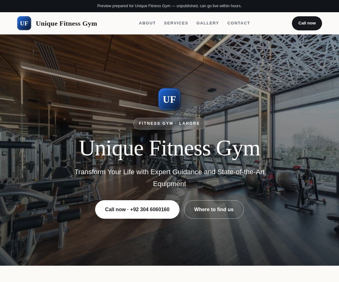 Unique Fitness Gym