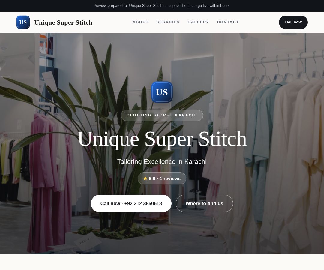Unique Super Stitch